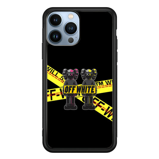 Kaws Twin Off White iPhone 13 Pro Max Case | Slim Rubber Case for iPhone 13 Pro Max