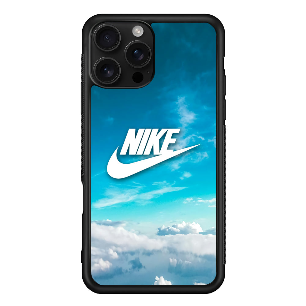 Nike Bluish Cloudy iPhone 16 Pro Case - Stylish Protective Cover for iPhone 16 Pro