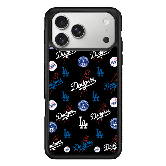 Los Angeles Dodgers Logo iPhone 17 Pro Case | Slim Rubber Case for iPhone 17 Pro