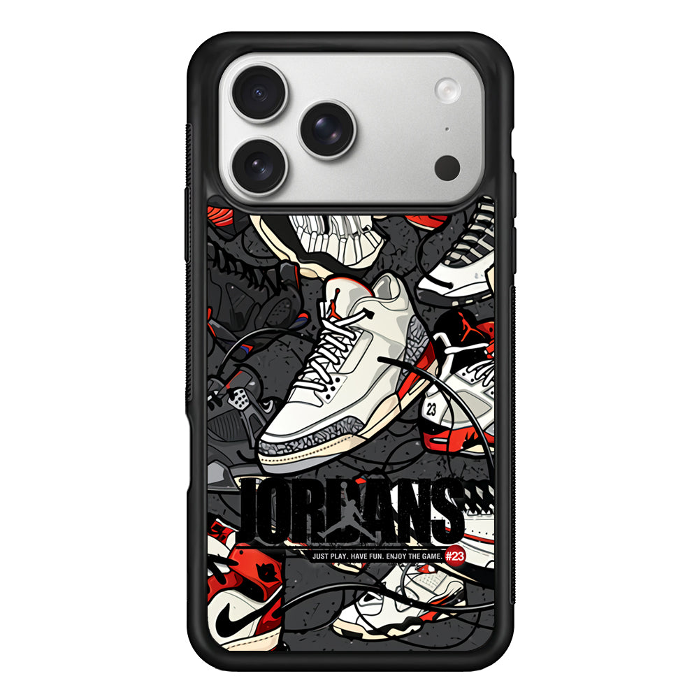 Air Jordan Play and Enjoy The Game iPhone 17 Pro Case | Slim Protective Case for iPhone 17 Pro