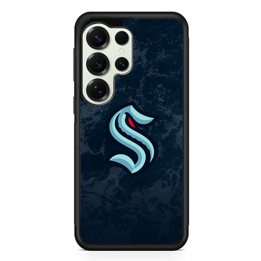 Seattle Kraken Logo Samsung Galaxy S25 Ultra Case | Durable Rubber Case for Samsung Galaxy S25 Ultra