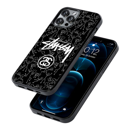 Stussy People Dancing 2D Rubber Phone Case | Durable Phone Case