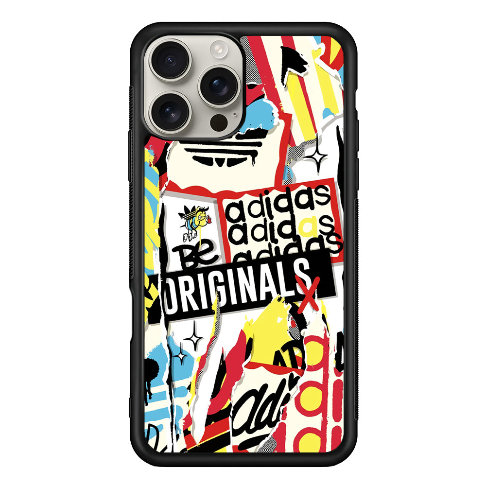 Adidas Abstract Wall Art iPhone 16 Pro Max Case | Durable Everyday Protective Cover