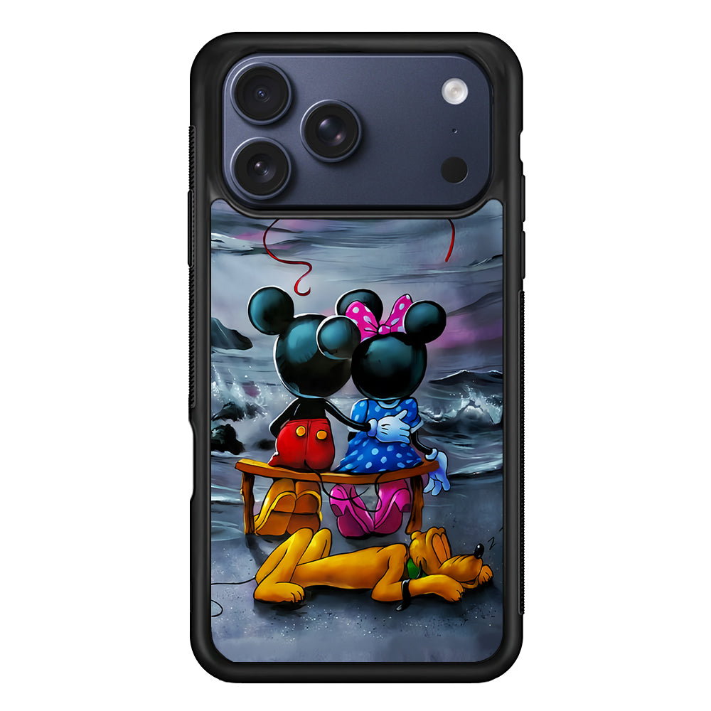 Mickey Minnie on The Beach iPhone 17 Pro Max Case | Slim Protective Cover for iPhone 17 Pro Max