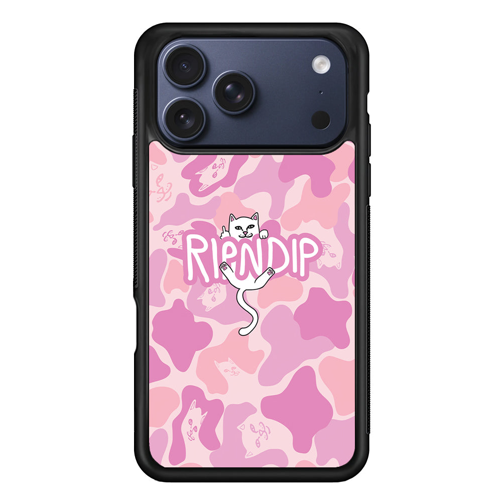 Rip N Dip Pink Camo iPhone 17 Pro Max Case | Slim Rubber Case for iPhone 17 Pro Max