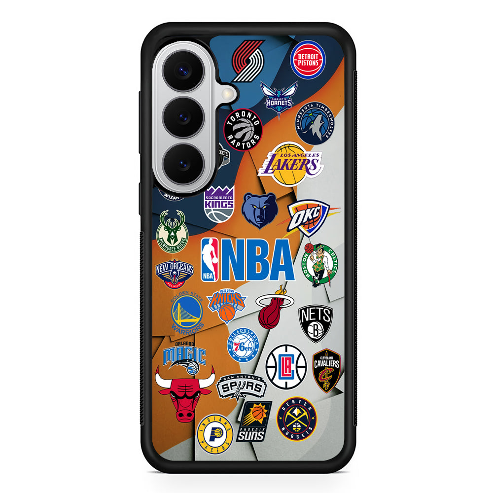NBA Team Samsung Galaxy S26 Case | Protective Rubber Cover