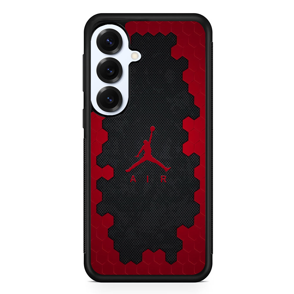 Air Jordan Red Honeycomb Samsung Galaxy S25 Plus Case | Durable Samsung Galaxy S25 Plus Phone Case