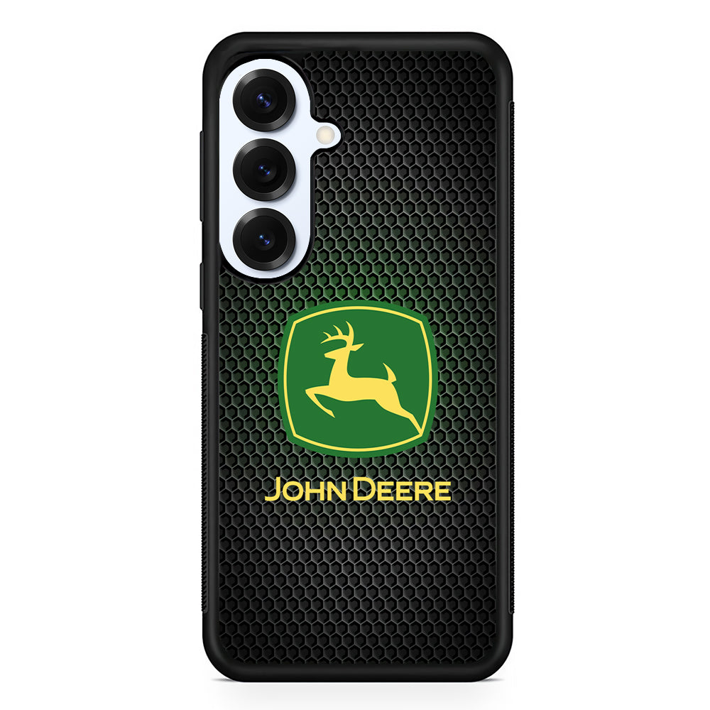 John Deere Fiber Illusion Samsung Galaxy S25 Plus Case | Slim Rubber Case for Samsung Galaxy S25 Plus