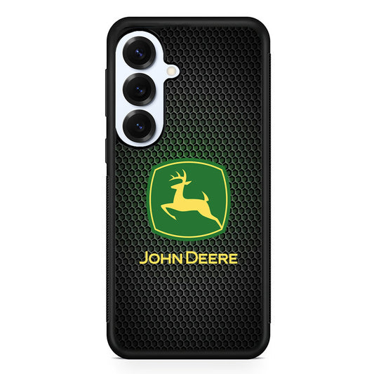 John Deere Fiber Illusion Samsung Galaxy S25 Plus Case | Slim Rubber Case for Samsung Galaxy S25 Plus