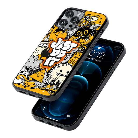 Nike Make Smile with Doodle 2D Rubber Phone Case | Slim Protective Phone Case