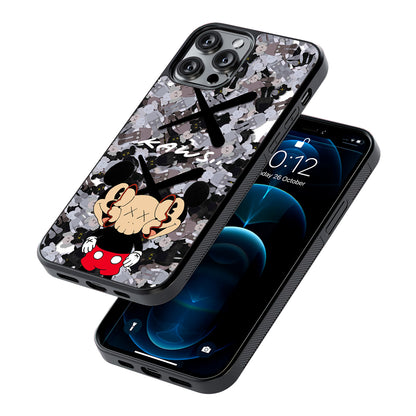 Kaws and Mickey Mask 2D Rubber Phone Case | Durable Phone Case