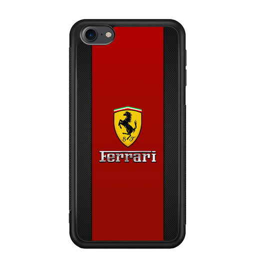 Ferrari Luxury Car Stripe Logo iPod Touch 6 Case | Slim Rubber Case for iPod Touch 6