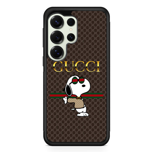 Gucci Snoopy Dope Samsung Galaxy S25 Ultra Case | Slim Rubber Case for Samsung Galaxy S25 Ultra