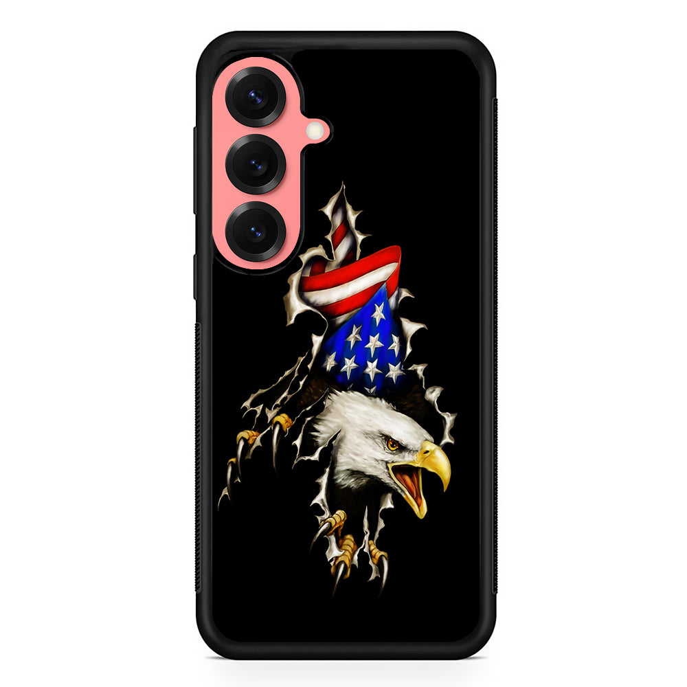 Eagle American Flag Patriotic Samsung Galaxy S25 Case | Protective Case for Samsung Galaxy S25