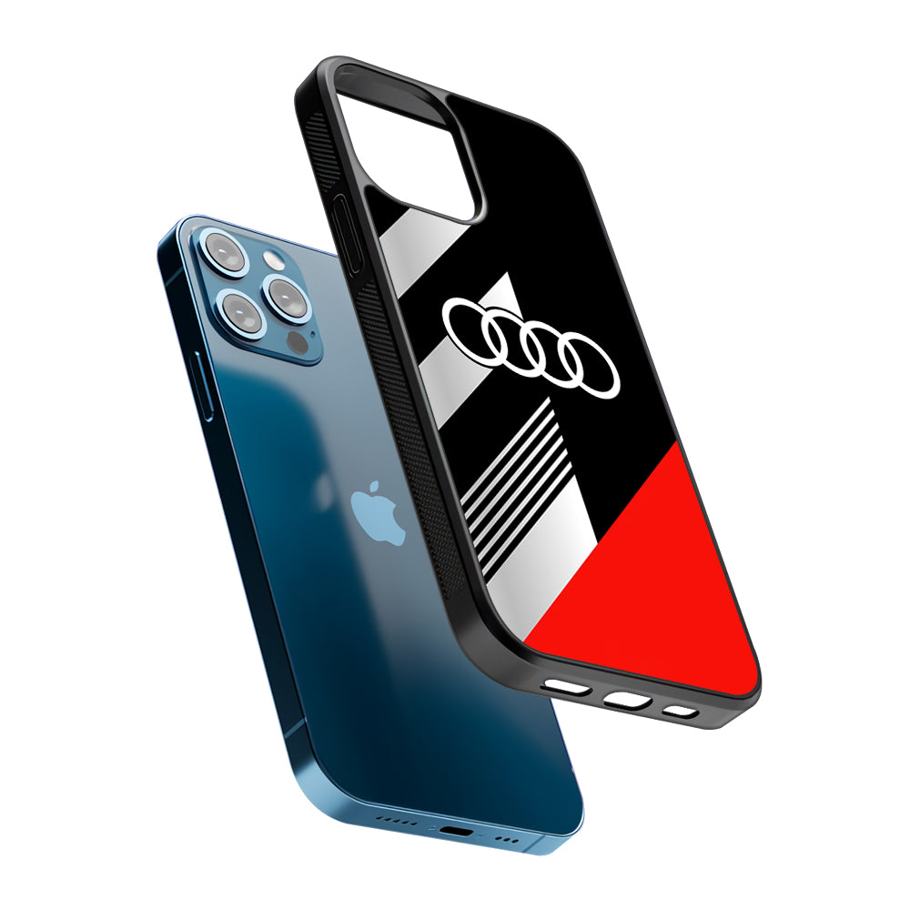 Audi F1 Sport Logo 2D Rubber Phone Case | Durable Phone Case
