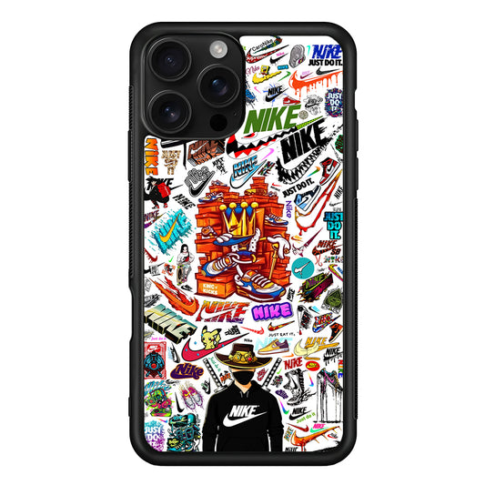 Cool King Nike Logo iPhone 16 Pro Case - Stylish Protective Cover for iPhone 16 Pro