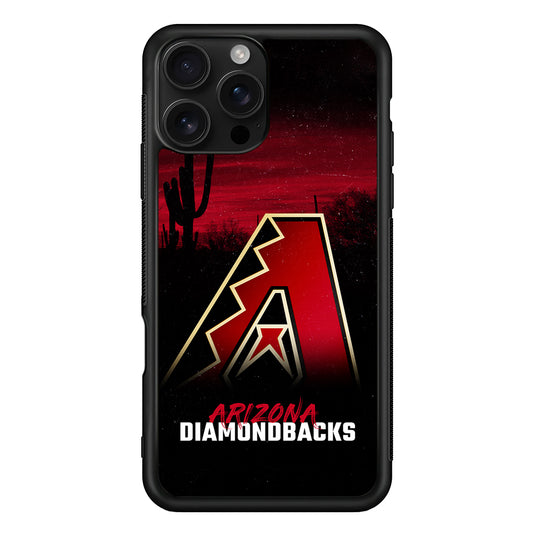 Arizona Diamondbacks Logo iPhone 16 Pro Case | Durable Protective Case for iPhone 16 Pro