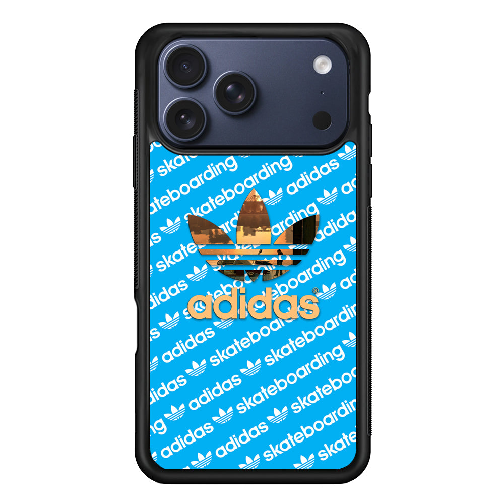 Adidas Skateboarding Patern Box iPhone 17 Pro Max Case | Durable Rubber Case for iPhone 17 Pro Max