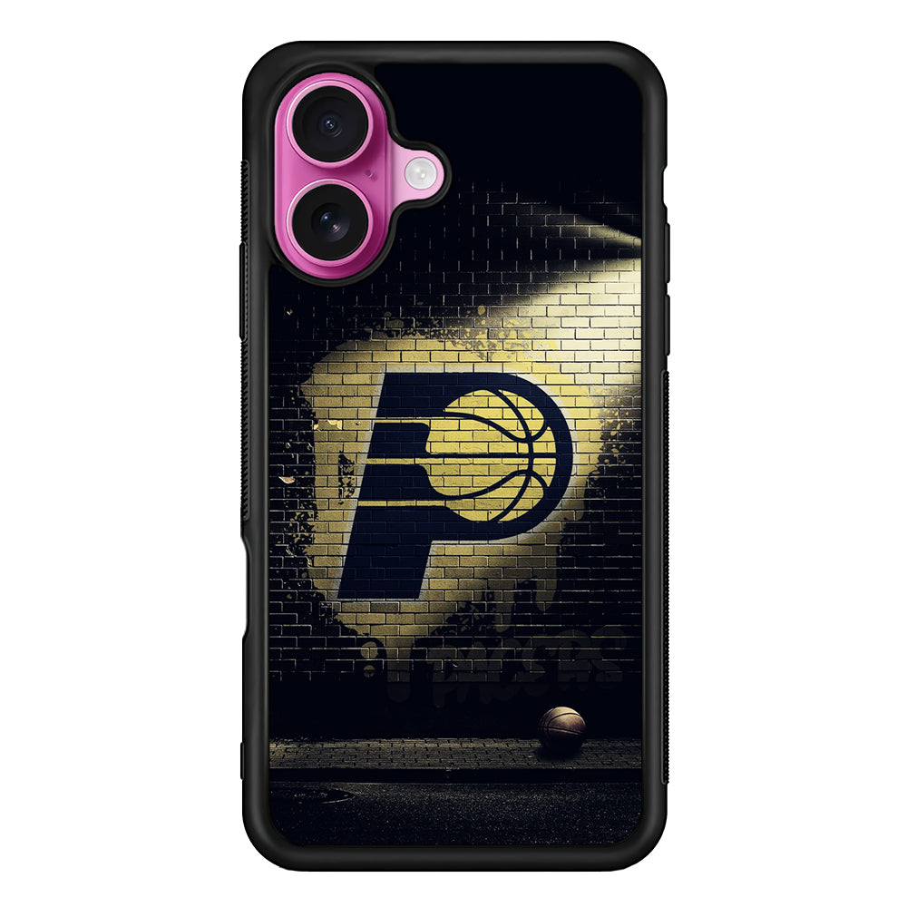 Indiana Pacers Wall iPhone 17 Case | Slim Protective Rubber Phone Cover