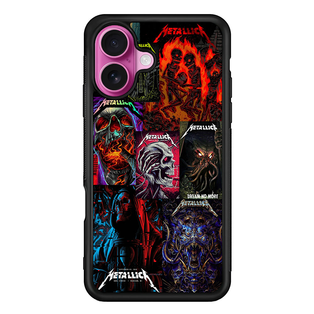 The Art of Metallica iPhone 17 Case | Slim Protective Rubber Phone Cover