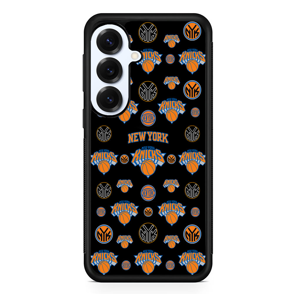New York Knicks Pattern Samsung Galaxy S25 Plus Case | Slim Rubber Cover for Samsung Galaxy S25 Plus