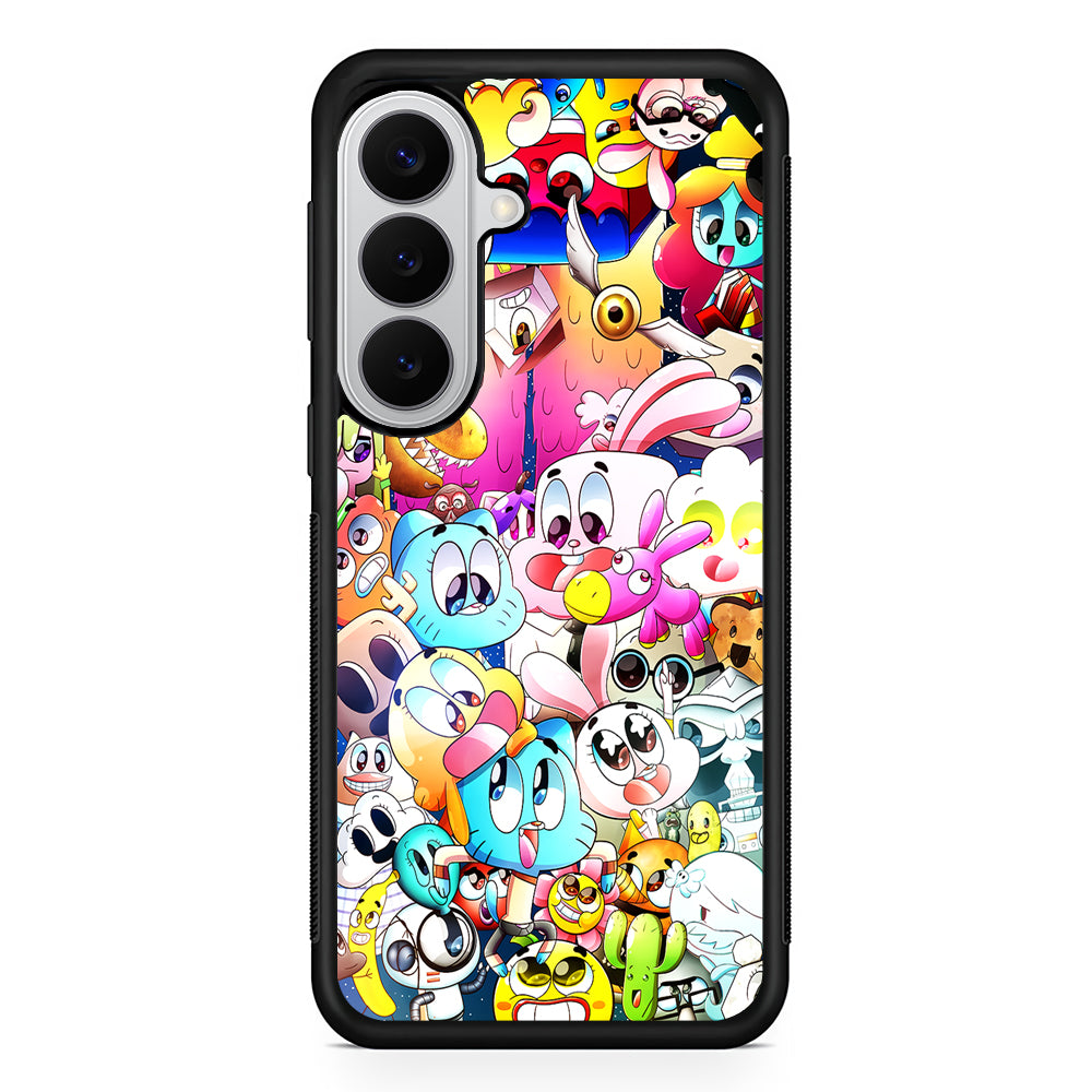 The Amazing World of Gumball Character Samsung Galaxy S26 Case | Protective Rubber Cover