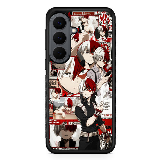 Todoroki My Hero Academia Aesthetic Samsung Galaxy S26 Plus Case | Slim Rubber Case for Samsung Galaxy S26 Plus