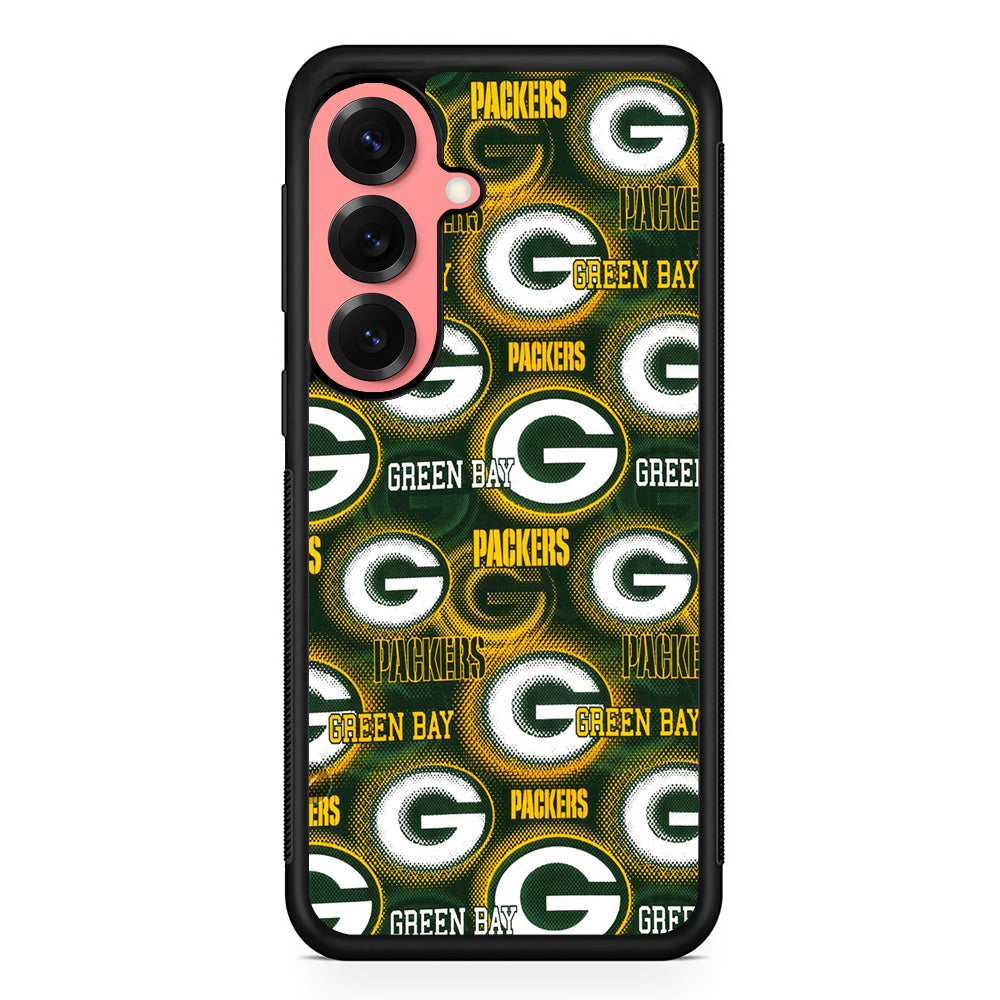 Green Bay Packers Pattern Samsung Galaxy S25 Case | Protective Case for Samsung Galaxy S25