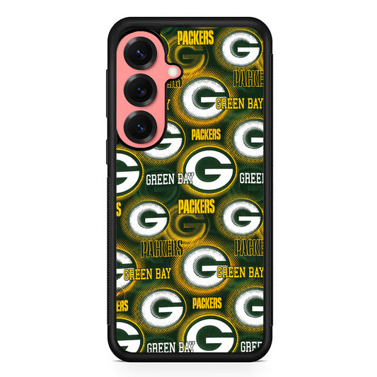 Green Bay Packers Pattern Samsung Galaxy S25 Case | Protective Case for Samsung Galaxy S25