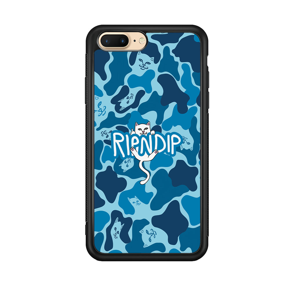 Rip N Dip Blue Camo iPhone 8 Plus Case | Slim Rubber Case for iPhone 8 Plus