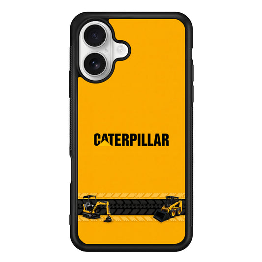 Caterpillar Unstoppable Power iPhone 16 Plus Case | Slim Rubber Case for iPhone 16 Plus