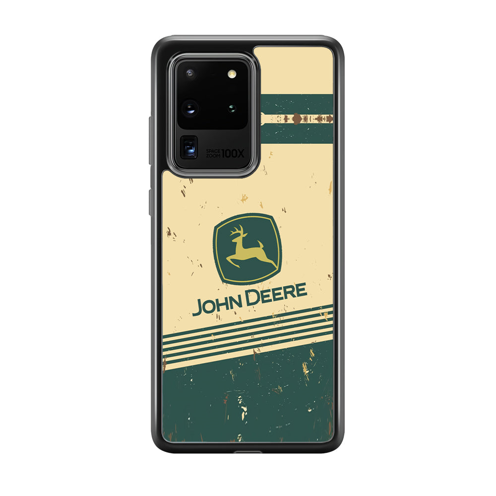 John Deere Retro Plaque Samsung Galaxy S20 Ultra Case | Slim Rubber Case for Samsung Galaxy S20 Ultra