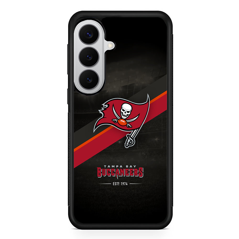 Tampa Bay Buccaneers Logo Samsung Galaxy S26 Case | Protective Rubber Cover