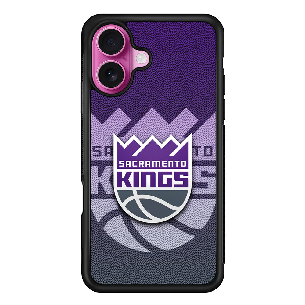 Sacramento Kings Pattern iPhone 17 Case | Slim Protective Rubber Phone Cover