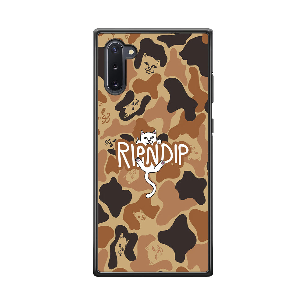 Rip N Dip Brown Camo Samsung Galaxy Note 10 Case | Slim Rubber Case for Samsung Galaxy Note 10