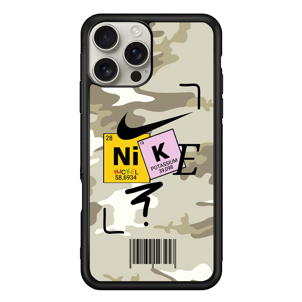 Nike Chemical Formula iPhone 16 Pro Max Case | Durable Everyday Protective Cover
