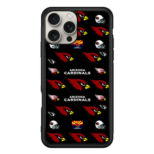 Arizona Cardinals Pattern iPhone 16 Pro Max Case | Stylish Protective Case for iPhone 16 Pro Max