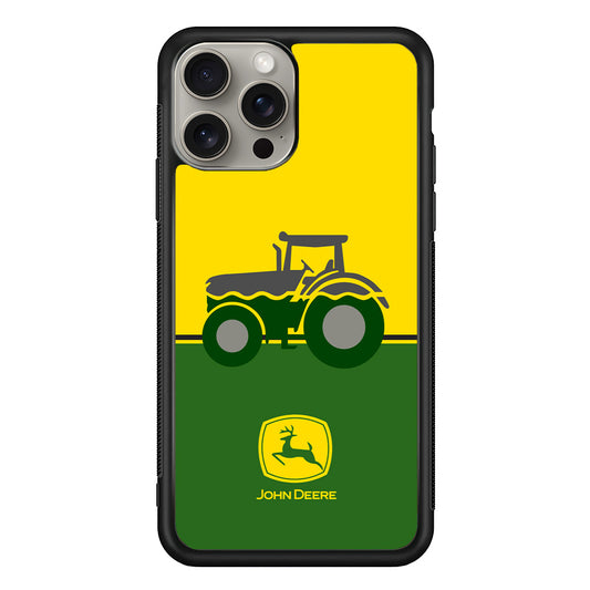 John Deere Yellow Sky iPhone 15 Pro Case | Slim Rubber Case for iPhone 15 Pro