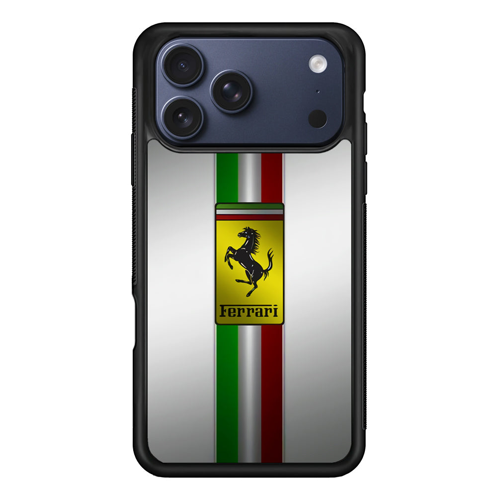 Ferrari Italiano Touch iPhone 17 Pro Max Case | Durable Rubber Case for iPhone 17 Pro Max