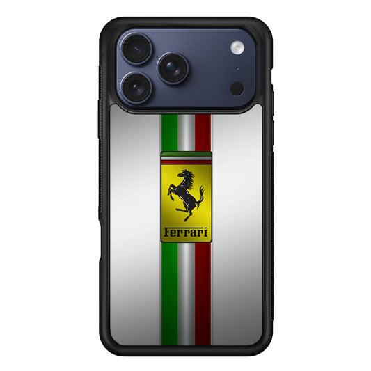 Ferrari Italiano Touch iPhone 17 Pro Max Case | Durable Rubber Case for iPhone 17 Pro Max