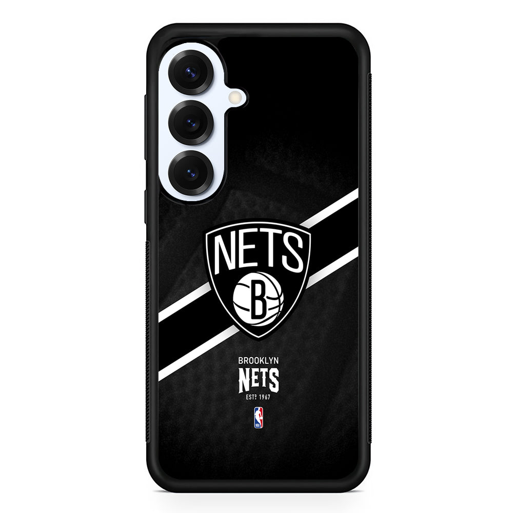 Brooklyn Nets Logo Samsung Galaxy S25 Plus Case | Slim Rubber Cover for Samsung Galaxy S25 Plus