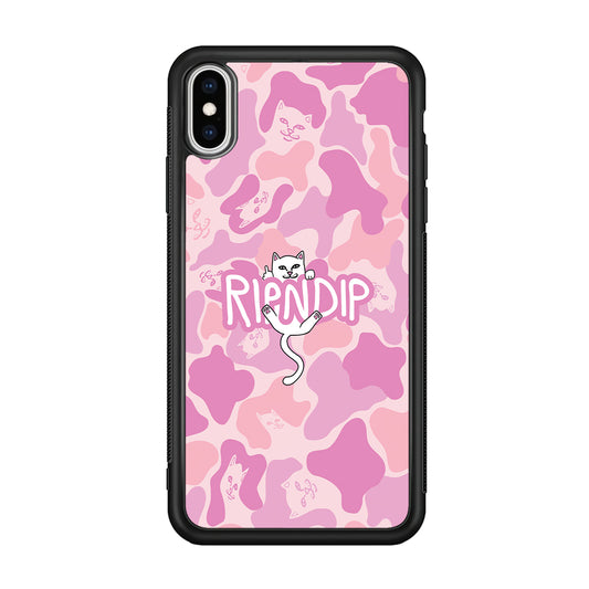 Rip N Dip Pink Camo iPhone Xs Max Case | Slim Rubber Case for iPhone Xs Max