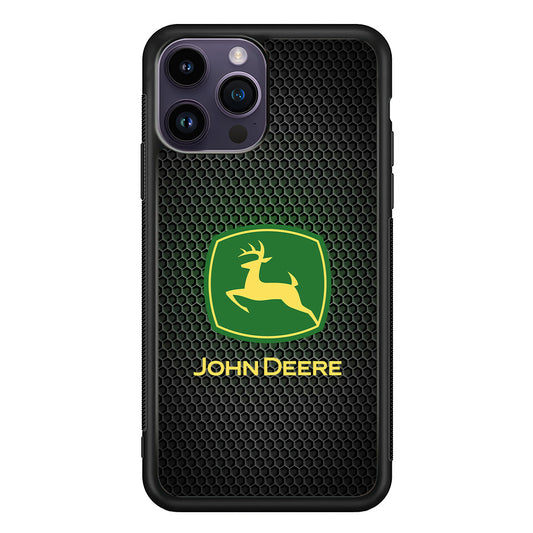 John Deere Fiber Illusion iPhone 14 Pro Max Case | Slim Rubber Case for iPhone 14 Pro Max