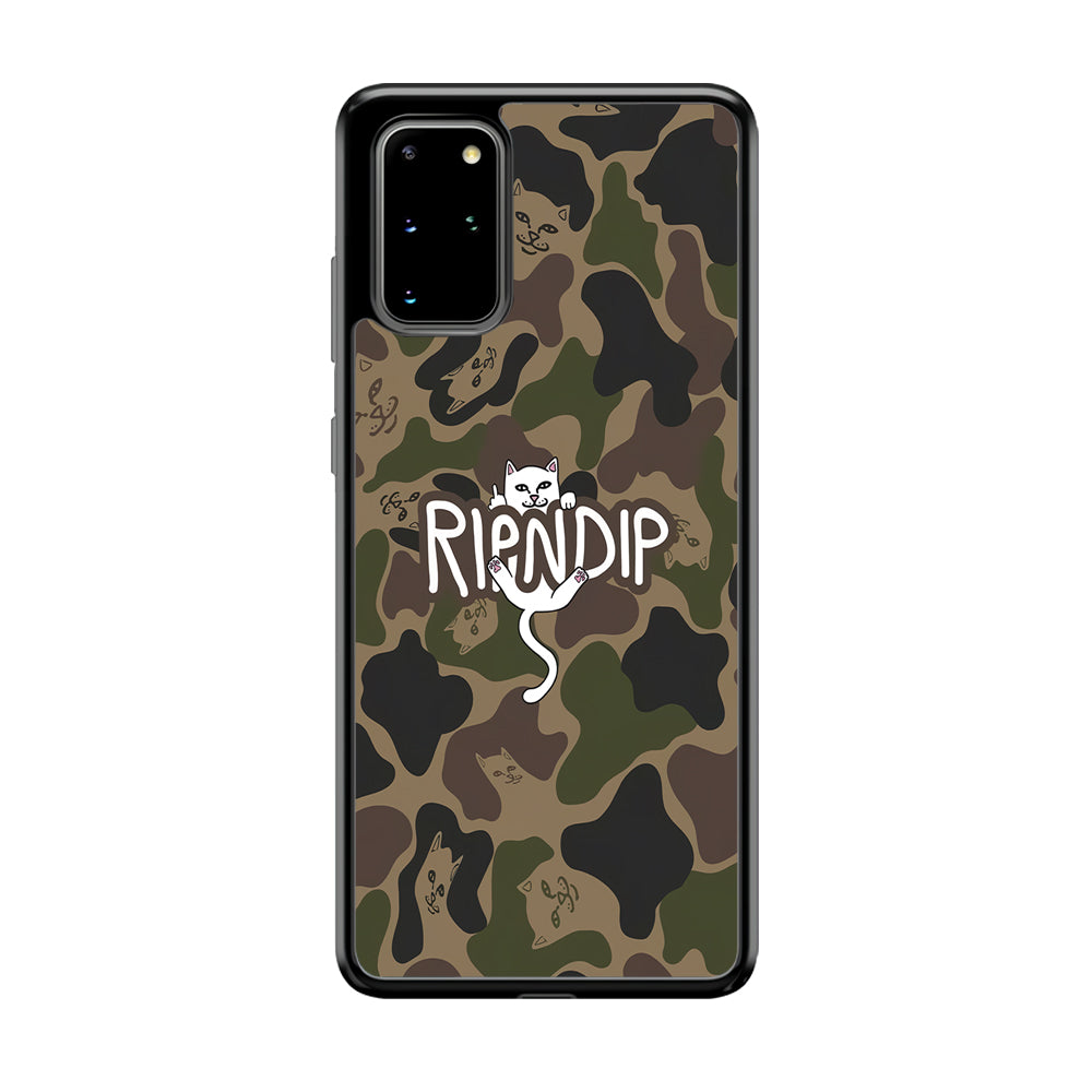 Rip N Dip Green Camo Samsung Galaxy S20 Plus Case | Slim Rubber Case for Samsung Galaxy S20 Plus