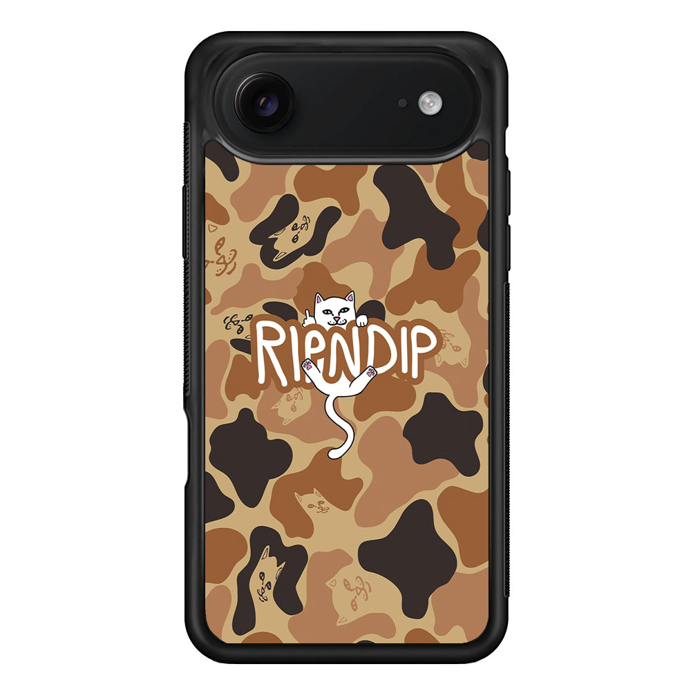 Rip N Dip Brown Camo iPhone 17 Air Case | Slim Rubber Case for iPhone 17 Air