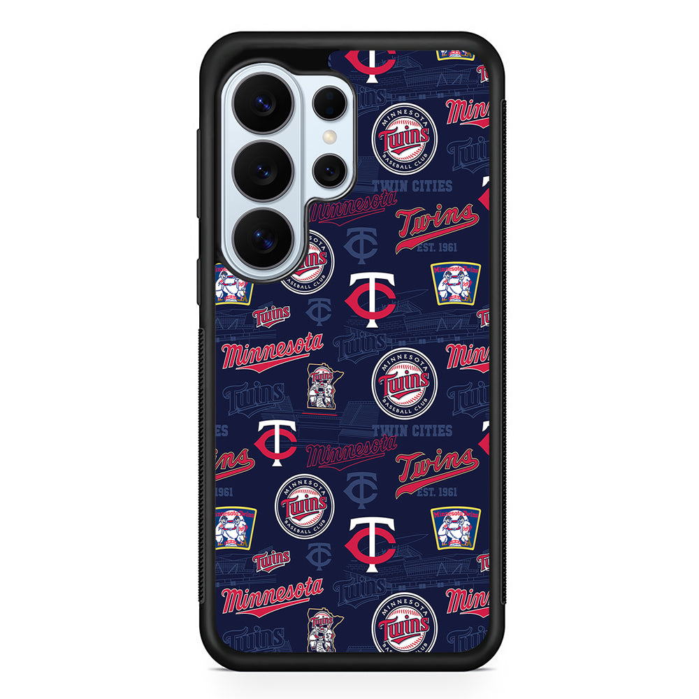 Minnesota Twins Pattern Samsung Galaxy S26 Ultra Case | Protective Phone Cover