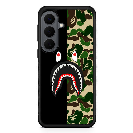 Bape Black Green Camo Samsung Galaxy S26 Plus Case | Slim Rubber Case for Samsung Galaxy S26 Plus