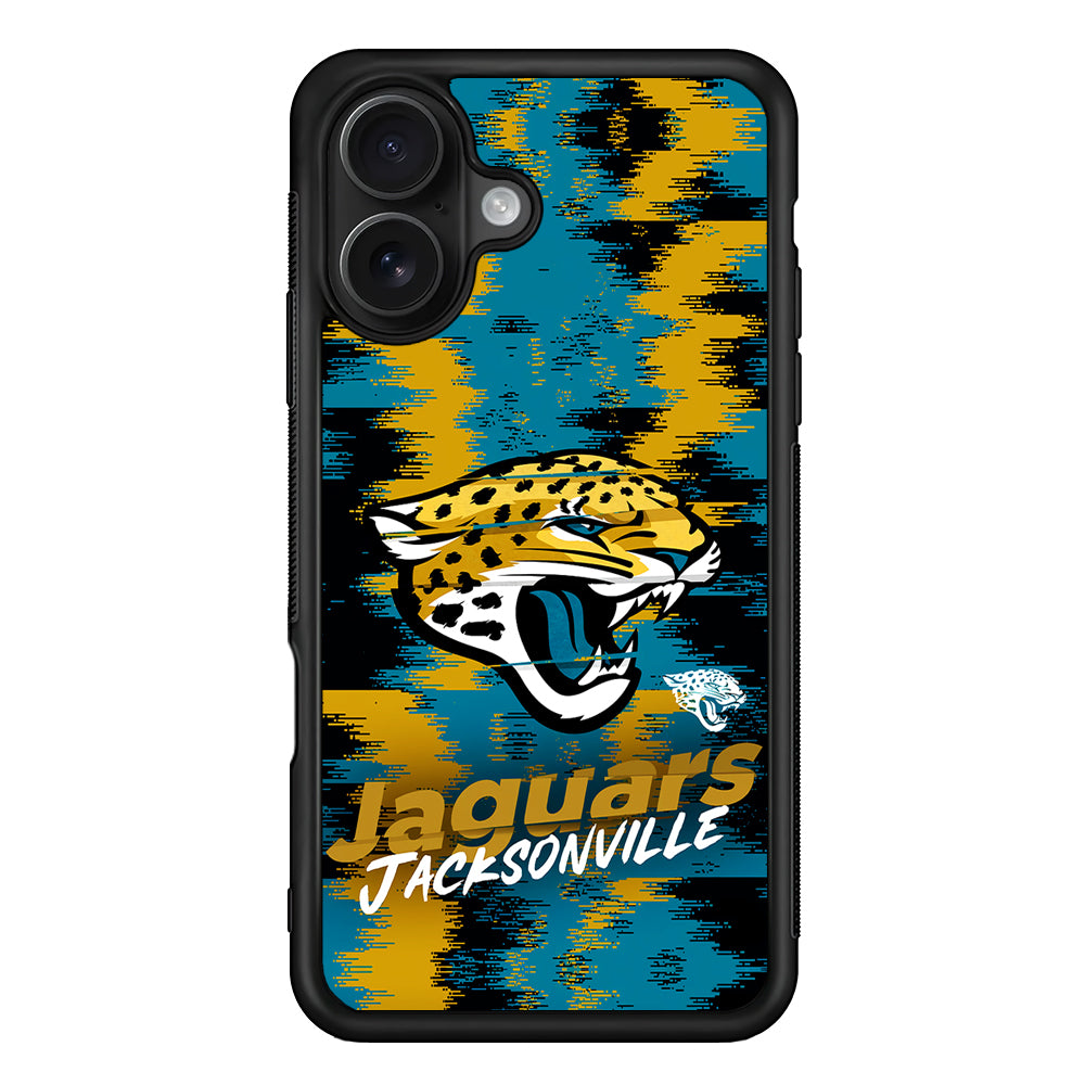 Jacksonville Jaguars Abstract Color iPhone 16 Case - Oxvistore