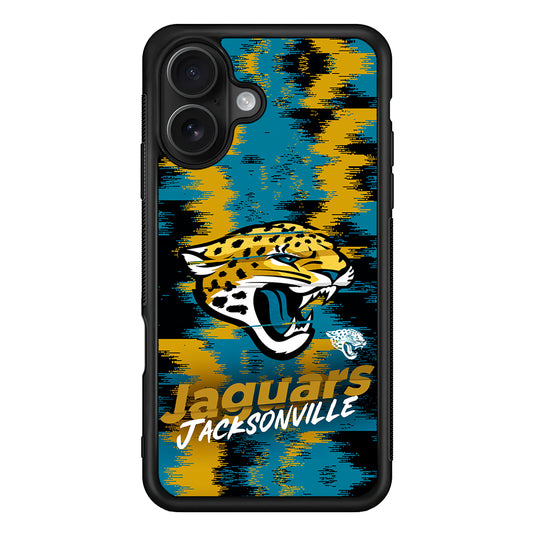 Jacksonville Jaguars Abstract Color iPhone 16 Case - Oxvistore