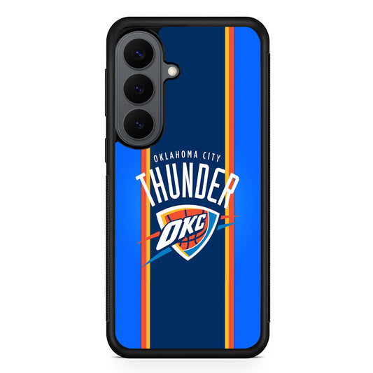 Oklahoma City Thunder Logo Samsung Galaxy S26 Plus Case | Slim Rubber Case for Samsung Galaxy S26 Plus